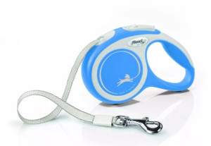 FLEXI Smycz oryginalna New Comfort niebieska M 5m do 25kg- taśma