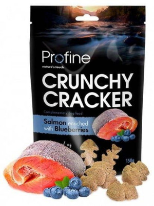 PROFINE CRUNCHY CRACKER Łosoś z jagodami 150g