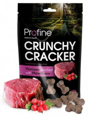 PROFINE CRUNCHY CRACKER Dziczyzna z głogiem 150g