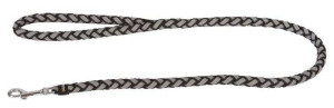 KERBL Smycz odblaskowa Maxi Safe, 100 cm x 12 mm, czarna