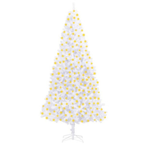 Sztuczna choinka z lampkami LED, 300 cm, biała
