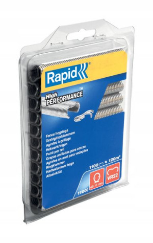 Zszywki zaciskowe do ogrodzenia Rapid VR22 ocynk