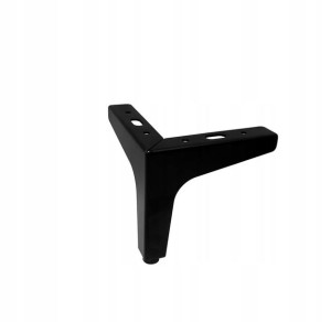 Noga meblowa stopka CZARNY MAT LOFT Gwiazda H13CM