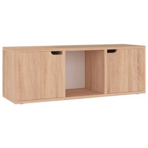 Szafka pod telewizor, dąb sonoma, 88,5x27,5x30,5 cm, płyta