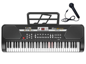Organy Keyboard Nauka Grania Podswietlenie Key 61