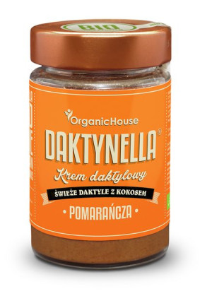 Krem Kokosowo - Daktylowy Pomarańcza Bezglutenowy Bio 190 G - Organic House