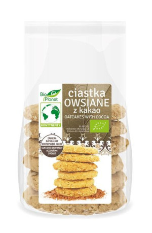 Ciastka Owsiane Z Kakao Bio 170 G - Bio Planet