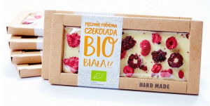 Czekolada Biała Z Malinami I Jeżynami Bio 53 G - Cukiernia Staropolska