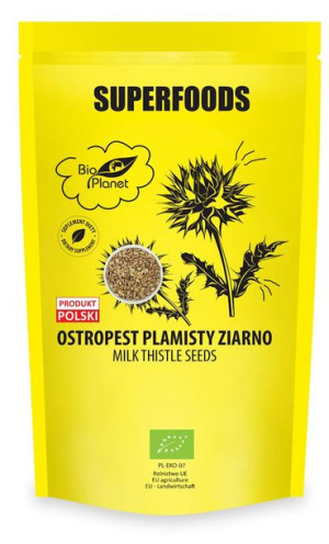 Ostropest Plamisty Ziarno Bio 200 G - Bio Planet