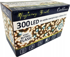 Lampki Choinkowe 300 Led Zewnętrzne Efekt Flash