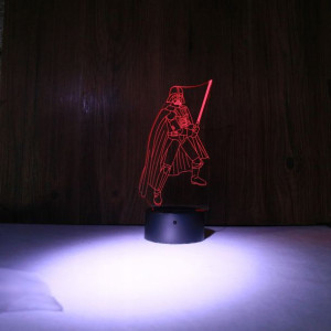 Lampka Nocna 3d Gwiezdne Wojny Vader Z Pilotem