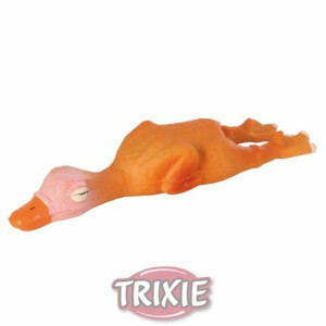 Trixie Gęś lateksowa piszcząca 14cm [TX-35093]