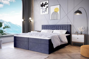 Łóżko pikowane wzory kolory 180x200 producent