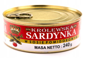 Sardynka królewska w sosie pomidorowym