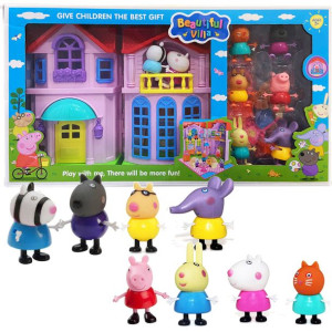 ŚWINKA PEPPA Domek Rodzinny + Figurki
