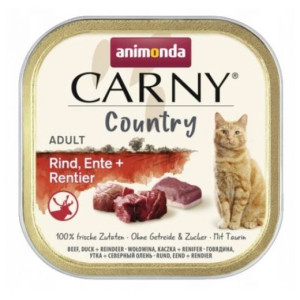 Animonda Carny Country Mokra Karma Dla Dorosłych Kotów Wołowina z Kaczką i