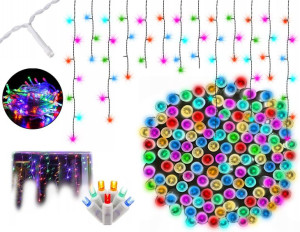 Sople Lampki 100 Led Wielokolorowe Na Dom