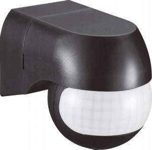 Czujnik ruchu IP44 800W PIR LED czarny
