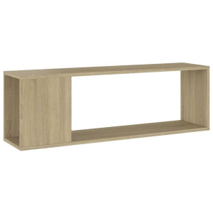 Szafka pod TV, dąb sonoma, 100x24x32 cm, płyta wiórowa