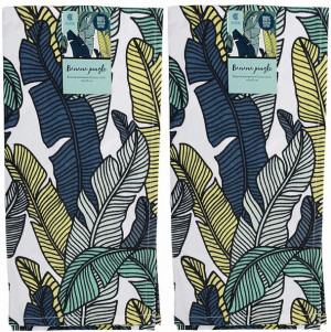 Komplet dwóch ręczników kuchennych Banana Jungle 45x65 cm