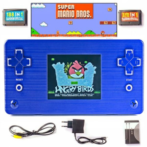 Gierka Elektroniczna Konsola Gra Mario Angry Tv