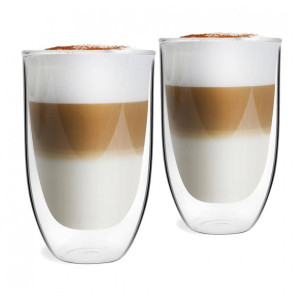 Zestaw 2 szklanek termicznych wysokich Vialli Design Amo 350 ml