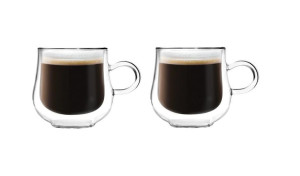 2 Szklanki Termiczne Z Uchwytami Vialli Design Bolla 0,25 L