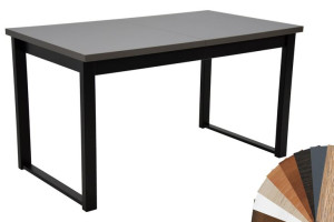 Stół Rozkładany Drewno Bukowe Blat Laminat 80x140/180 cm *AL-3