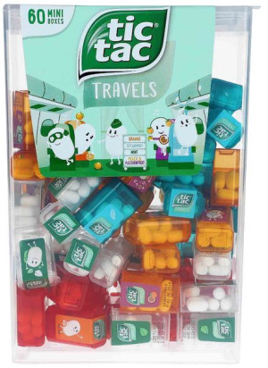 Tic Tac Travels Lilliput mini pudełka 60 sztuk 228g