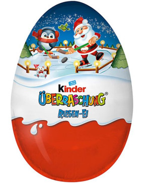 Kinder Surprise XXL Klasyczne Jajko 220g Mikołaj