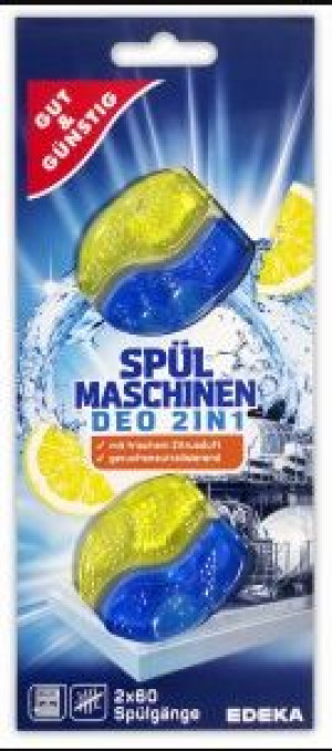 Gut & Gunstig Zapach Do Zmywarki 2In1 Edeka 2x6,6ml