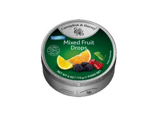 Landrynki Cavendish Mixed Fruit 175g bez cukru