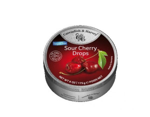 Landrynki Cavendish Sour Cherry 175g bez cukru