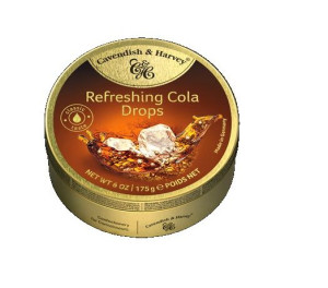 Landrynki Cavendish Refreshing Cola Drops 175g