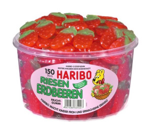 Haribo Żelki Riesen Erdbeern Truskawki 150szt