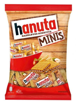 Ferrero Hanuta Mini 18st Wafelki Orzechowe 200g