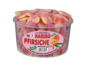 Haribo Pfirsiche 1350g Brzoskwinia 150szt De