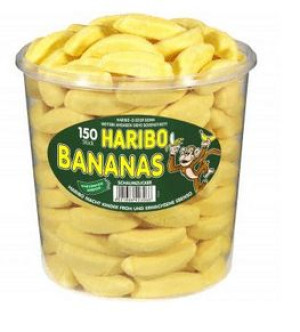 Haribo Żelki Banany Banan Bananas 150 Szt