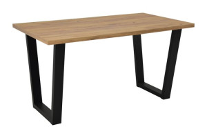 Stół Industrialny Metal Blat Laminat 80x140 cm *NK