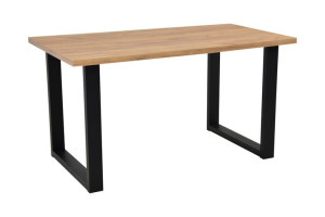 Stół Industrialny Metal Blat Laminat 80x140 cm *UK