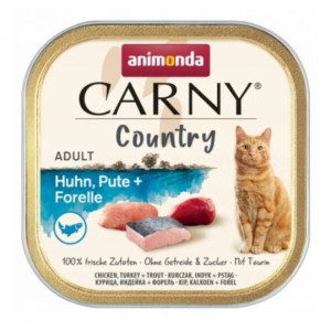 Animonda Carny Country Mokra Karma Dla Dorosłych Kotów Kurczak z Indykiem i