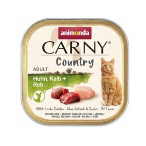 Animonda Carny Country Mokra Karma Dla Dorosłych Kotów Kurczak z Cielęciną