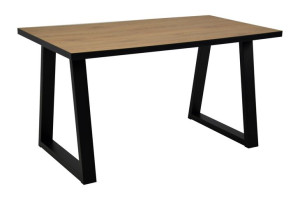 Stół Industrialny Metal Blat Laminat 80x140 cm *VK