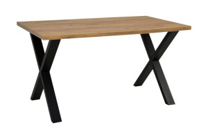 Stół Industrialny Metal Blat Laminat 80x140 cm *XK