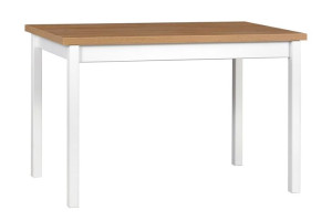 Stół Nierozkładany Drewno Bukowe Blat Laminat 70x120 cm *M-3