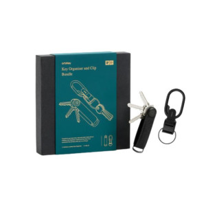 Zestaw Orbitkey organizer i magnetyczny klips do kluczy - back / black stit