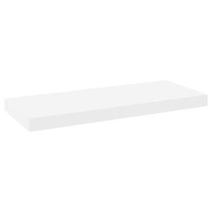 Półka ścienna, kolor dębowy i biały, 60x23,5x3,8 cm, MDF