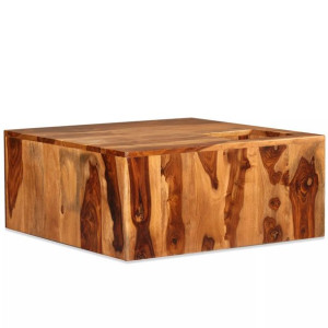 Stolik kawowy z drewna sheesham, 70 x 70 x 30 cm