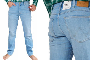 WRANGLER Spodnie Arizona jeans męskie