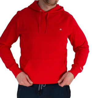 Calvin Klein Jeans hoody RED bluza bawełna